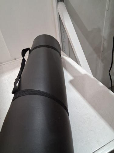 AMAZON BASICS EXTRA THICK EXERCISE/YOGA MAT - 74" X 24" X 1/2" - BLACK image 5