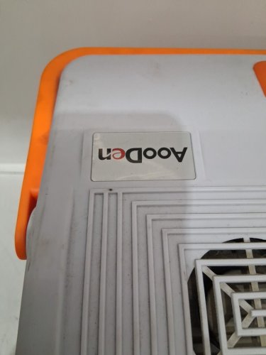 aooden electric car cooler and warmer - 24l - grey/orange image 4