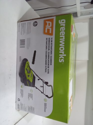 GREENWORKS CORDED Electric DETHATCHER - 14" - 120V - 13 AMP - Green/Black (MODEL: DHA103) image 4