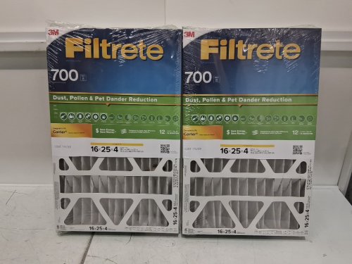 2pk filtrete pleated tough of pollen mpr 700 furnace filter - 16x25x4 - (modeL: merv 8) image 4