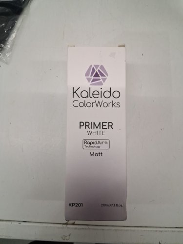 Kaleido Colorworks Primer for Airbrush Model Building Acrylic Paint - 7oz - matt white (model: kp201) image 2