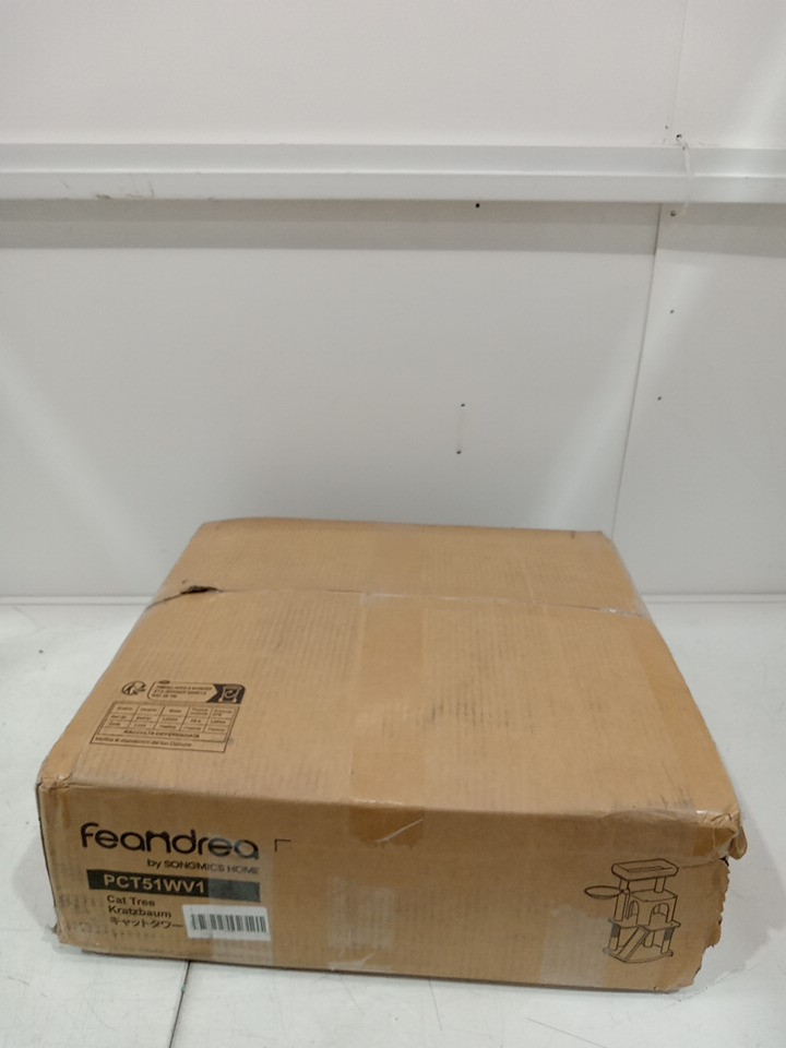 Feandrea Small Cat Tower with Widened Perch and scratching posts - 37.8" - grey (model: pct51wv1) image 2