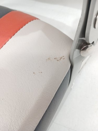 Tourney Special Boat Seat - 17.5" x 17" x 22" - Orange/Grey image 4