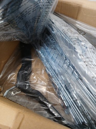 50PK AMAZON BASICS VELVET SKIRT HANGERS WITH CLIPS - BLACK image 3