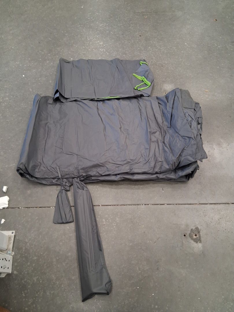 JOYTUTUS SUV Tent for Camping - Double Door Design - Waterproof - 6-8 Person - grey green - (model: H1201-01012-gr) image 7