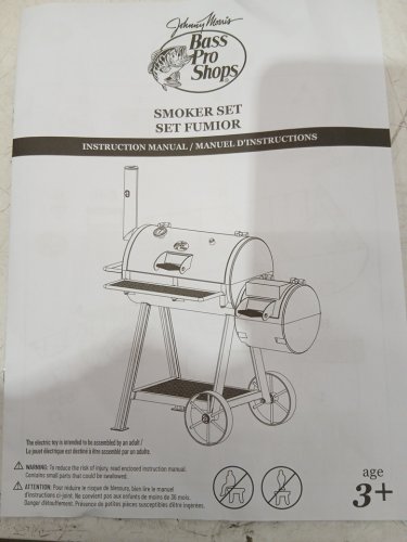 KID'S BPS SMOKER GRILL SET - 24" x 16" x 28" - black (model: SRP601-BP) image 7