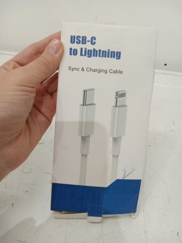 2pk Usb-C to Lightning cable charger - 6ft - White image 2