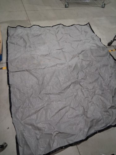 Magnetic Screen Mesh Bug-Free Door for Garage - 10ft x 8ft - Black image 4