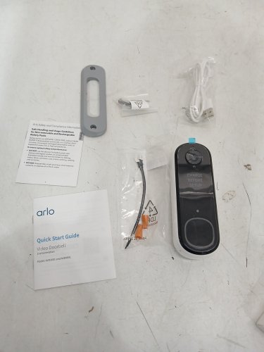 Arlo video Doorbell Security Camera (2nd Gen) - 1080p hd, Battery Operated or Wired, night vision, 2 way audio - White (model: AVD3001-1WMNAS) image 3
