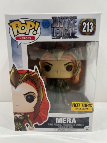Funko pop! **hot topic exclusive** Heroes: dc justice league - mera vinyl figure (#213) image 2
