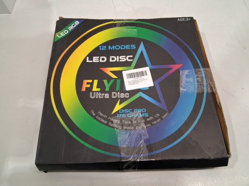 rechargeable rgb LED flying disc toy (model: fs0861) image 3