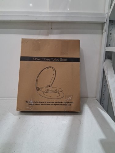 SLOW-CLOSE elongated TOILET SEAT WITH BUILT-IN POTTY-TRAINING SEAT - WHITE image 2