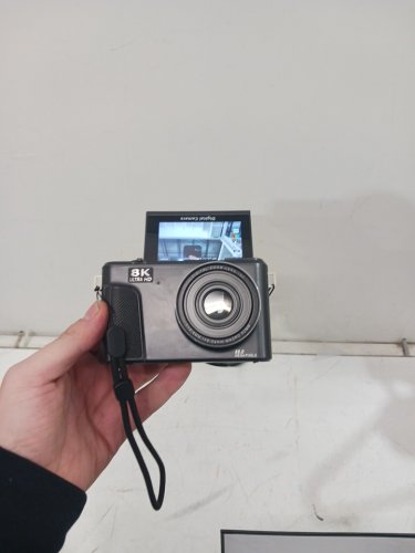 mypin 8K Digital Camera -  88MP WiFi Webcam Vlogging UHD Camera - 180°Flip Screen and 18X Digital Zoom - 32gb card - 2 batteries (model:hs0476) image 5