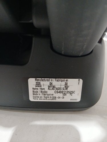 EVENFLO ALL4STAGES SLIM 4-IN-1 COVERTABLE CAR SEAT - BARKER GRAY (MODEL: CS400112525C) image 10