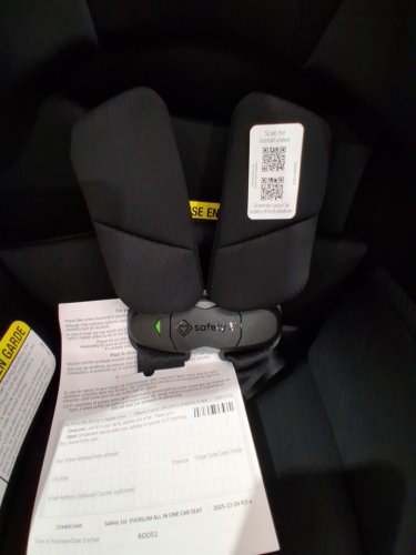 SAFETY 1ST EVERSLIM ALL-IN-ONE CONVERTIBLE CAR SEAT - black (MODEL: 22440CHHR) image 3