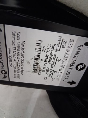 cosco kids scenera 5-point harness infant car seat with cup holder attachment - 40lbs max - black (model: ‎22183CKOT) image 7