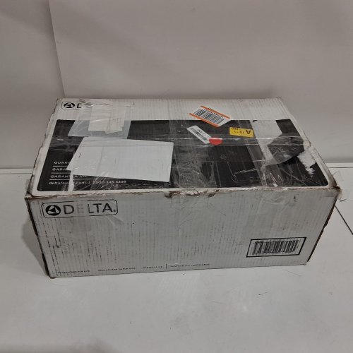 delta modern round shower system with rain shower head and handheld sprayer - 10"x8.2"x15.2"x6.6"- chrome - (model: 116683) image 3