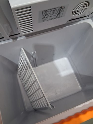 aooden electric car cooler and warmer - 24l - grey/orange image 5