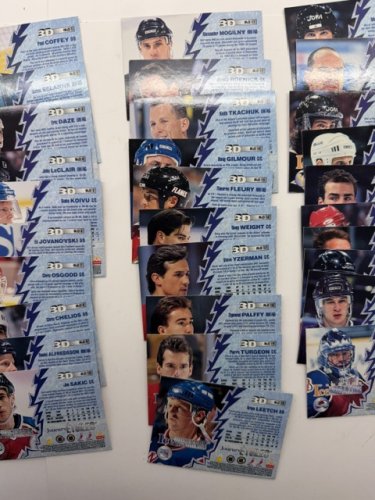 40 COMPLETE SET 1996 PINNACLE MCDONALDS NHL ICE BREAKERS CARD SET image 4