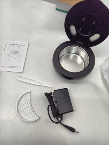 MUAYSY ULTRASONIC UV RETAINER / MOUTHPIECE CLEANER - 45KHZ - BLACK (GH-UC129) image 2