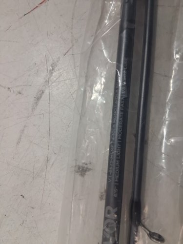 3PC FISHING ROD IM6 Carbon Fiber Spinning Rod and Reel COMBO -ORANGE/BLACK/GREY - (MODEL:V1-652s-mlmf) ) image 4