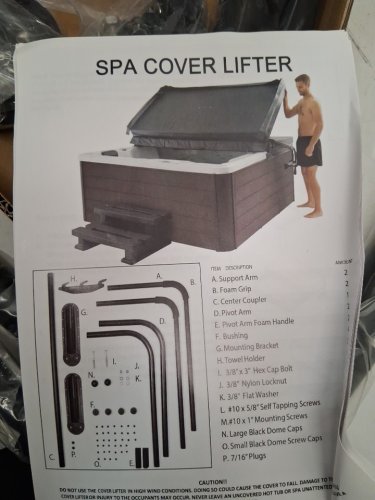 Spa Cover LiftER - black image 5
