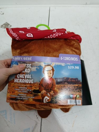 Baby PALAMON Horse Hero Costume - 6-12 MONTHS - BROWN image 2