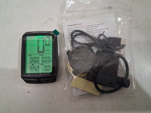 bikevee digital gps bicycle computer - 2.4" screen - black (model: bkv-310) image 2