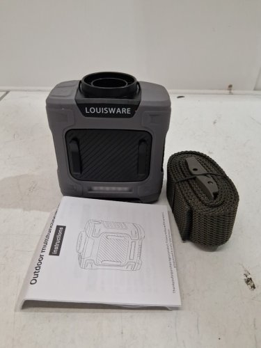 louisware rechargeable portable waist fan with flashlight - 18000rpm 10000mah - grey/black (model: fs-30) image 3