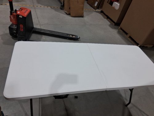 PAYLESSHERE PORTABLE FOLDABLE PICNIC TABLE - 6FT - WHITE (MODEL: FT-L706-WHITE) image 4