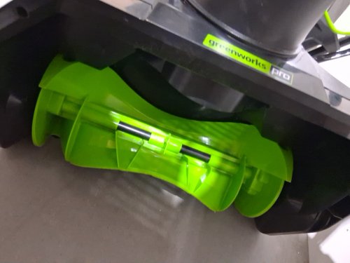Greenworks PRO Cordless electric Snow Thrower *tool only* - 20" path 80v - green/black (MODEL: 2601302) image 6