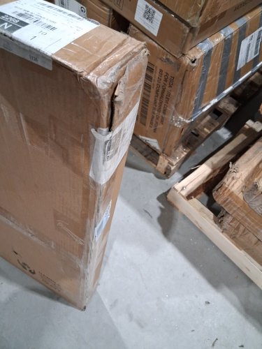 3-Panel Outdoor Air Conditioner Fence Screen - 32" x 38" - brown (model: 8114) image 4