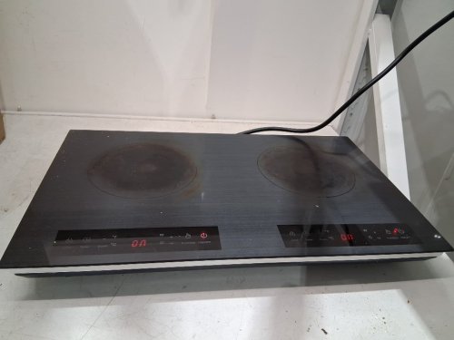 VBGK TOUCH-CONTROL DOUBLE INDUCTION COOKTOP WITH LCD DISPLAY - 4000W/110V - GREY (MODEL: k4002) image 4