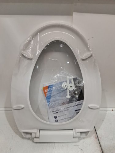 Garvee Elongated Toilet Seat with Slow Soft Close - 19" - white (model: pho_161cy13u) image 4