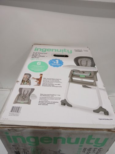 ingenuity full course convertible 6-in-1 highchair - 6m-5y - astro/grey (model: 13108) image 3