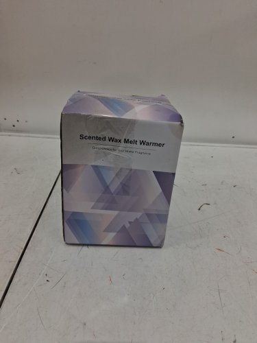 Scented Wax Melter with Removable Tray - Silver in the light / Black and colourful in the dark image 2