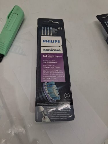 4PK philips SONICARE G3 plaque control replacement tooth brush head - white (Model: hx9054/17) image 2