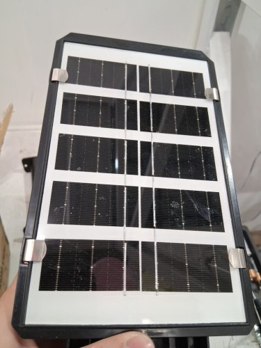 4PK KingHe WATERPROOF Dusk to Dawn Solar Parking Lot Lights with Motion Sensor AND  Remote Control - 6000K - black image 4