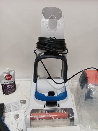HOOVER corded POWERDASH PET COMPACT lightweight CARPET CLEANER - WHITE/BLUE (MODEL: FH50705vcd) image 5