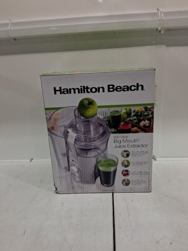 HAMILTON BEACH BIG MOUTH JUICE EXTRACTOR - WHITE (MODEL: 67702) image 2