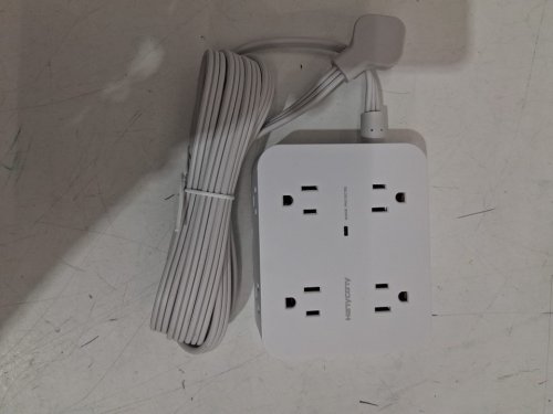 hanycony Power Bar Surge Protector with 8AC Outlets, 4 USB (2 USB C) Charging Ports - 15FT - white (model: HN8U5WC2) image 3