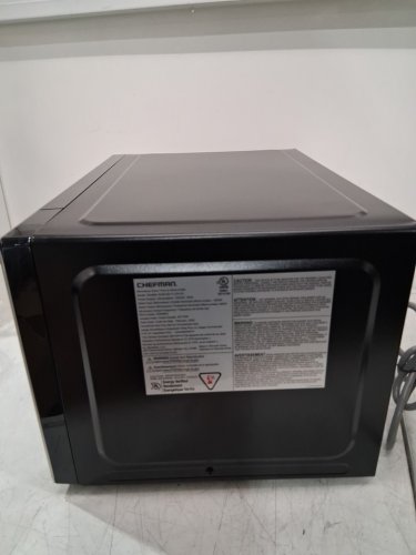 CHEFMAN 10 power levels eco mode child safety lock countertop microwave - 1000W - 1.1 cu.ft - stainless steel - (MODEL:RJ55-SS-11-CK-CA) image 6