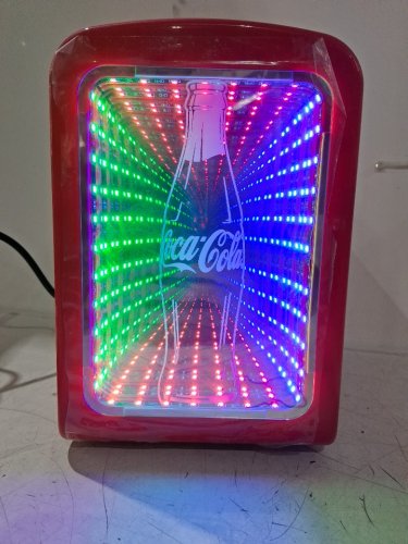 KOOLATRON PORTABLE COOLING/WARMING LED coca cola MINI FRIDGE - 4L/6 CAN CAPACITY - RED (MODEL: CCGM4) image 7