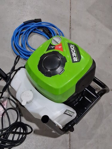 GREENWORKS PRO 2300 PSI 2.3 GPM 13 Amp Electric Pressure Washer Kit - Green (Model: GPW2300) image 7