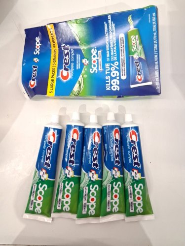 5PK Crest Complete Plus Scope Advanced Active Toothpaste - 170ML/EACH image 2