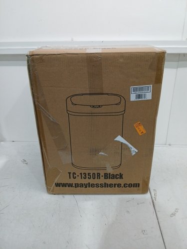 PAYLESSHERE Automatic TRASH CAN -TOUCH FREE- 13GAL- BLACK (model:TC-1350R-BLACK) image 2