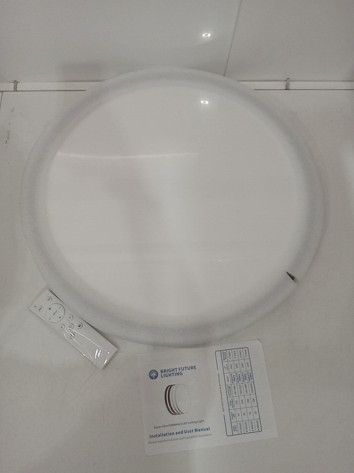 BRIGHT FUTURE LIGHTING Remote Control Dimmable LED flicker free Mount Ceiling Light Panel - 2700K-6000K - 20" (model: BFL20RD-D500H25-40W) image 3