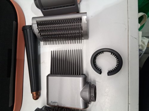 8pc dyson airwrap complete long diffuse multi hair styler with storage case - copper/nickel (model: hs05). image 9