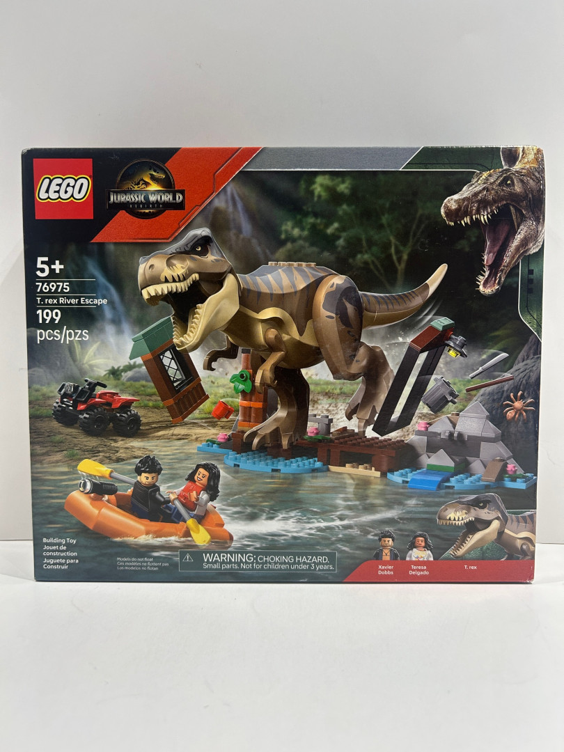 199pc Lego - Jurassic world - t. Rex river escape (76975) image 3