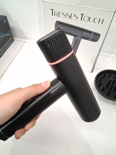 tresses touch hair blow dryer - 150000 rpm - black (model: hd396) image 5